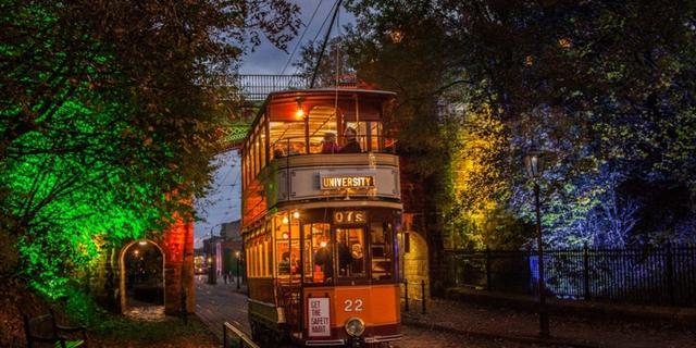 Crich Tramway Journey through light NEW