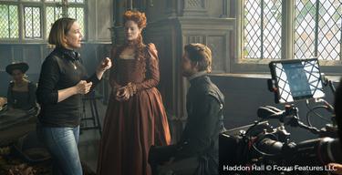 Filming at Haddon Hall