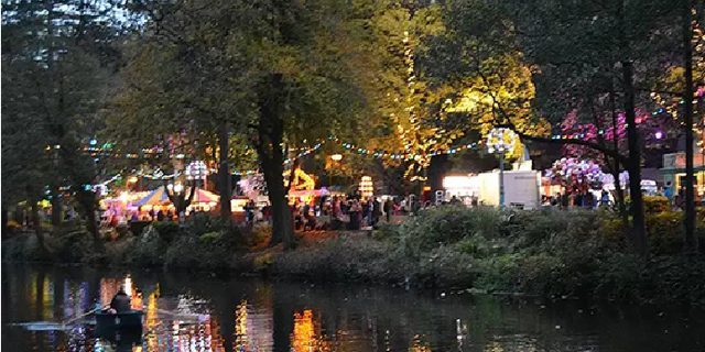 Matlock Bath Illuminations river view