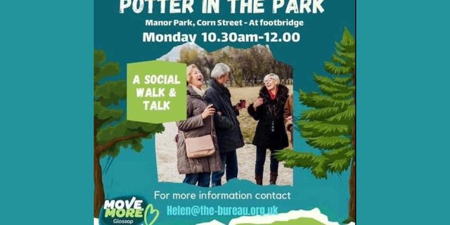 Move More Glossop Potter in the Park