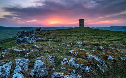 Solomons temple sunset