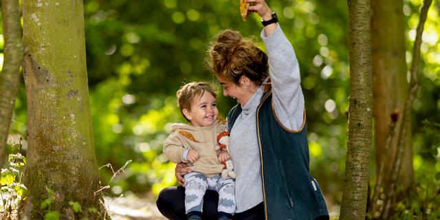 Visitors exploring Foremark Derbyshire