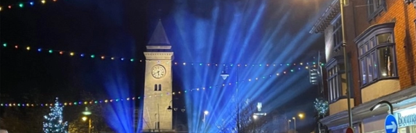 Leek Christmas Light Switch On